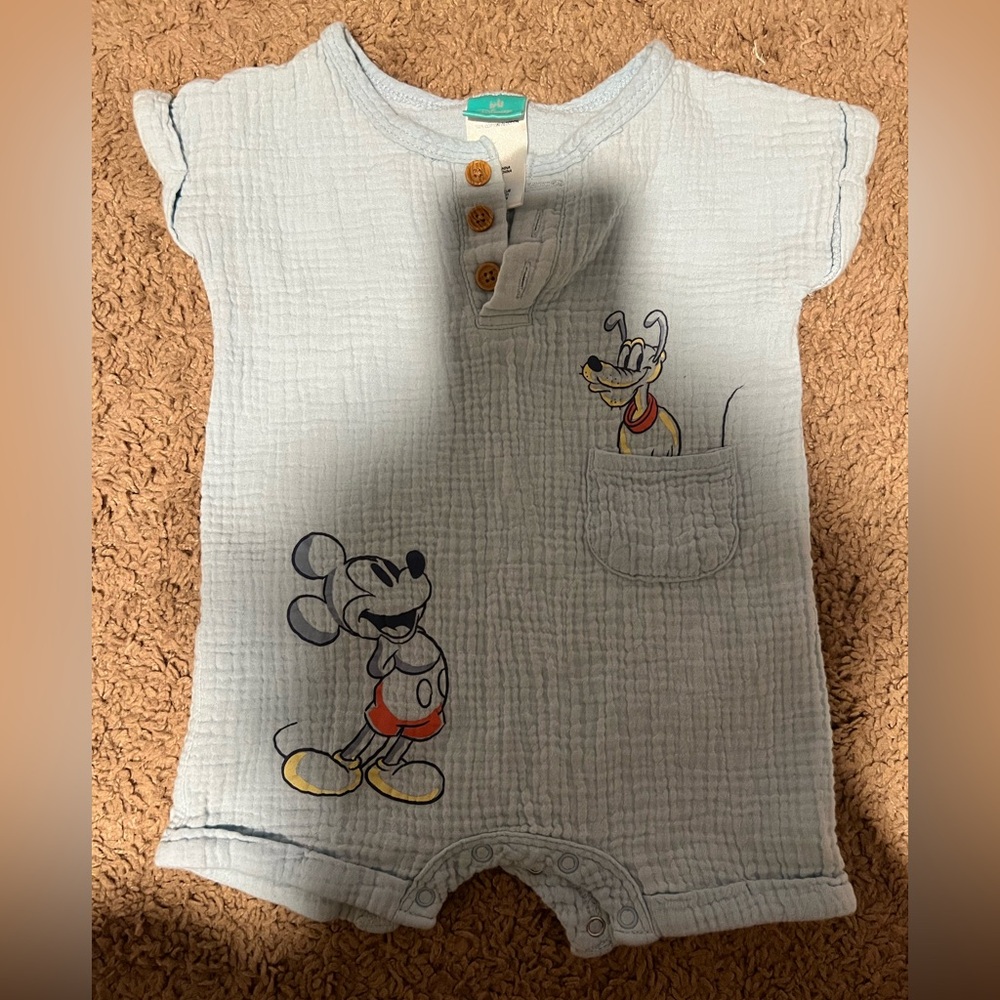 Disney Baby Waffle Knit Onesie